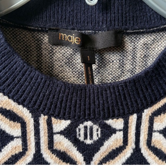 Maje Short Sleeve Sweater - Picture 3 of 3